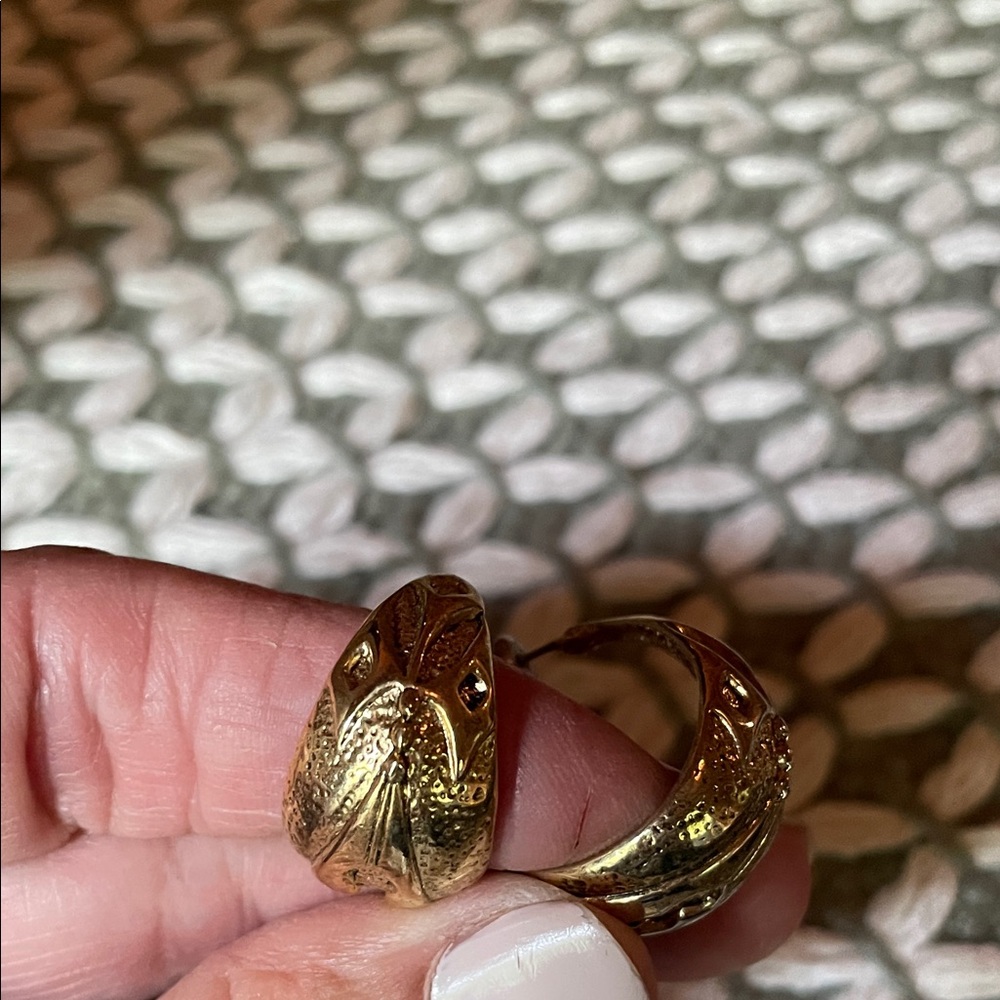 Elegant Gold Hoop Earrings